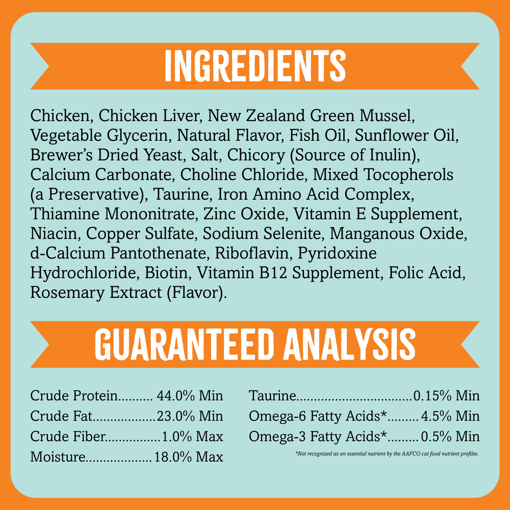 Air-Dried Cat Food, Chicken Recipe