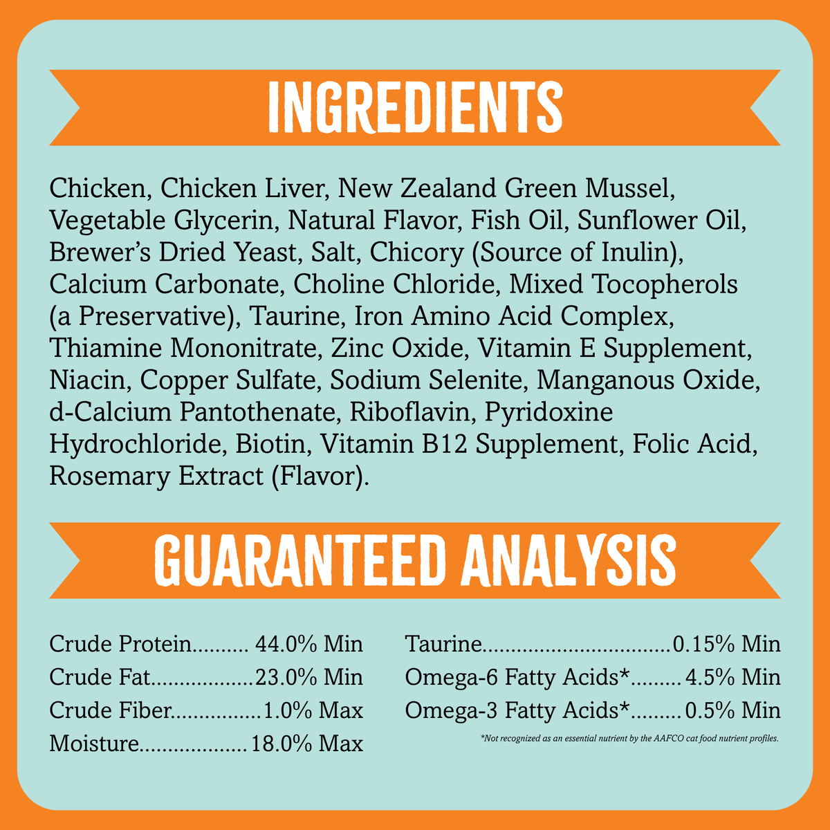 Air-Dried Cat Food, Chicken Recipe