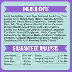 Air-Dried Cat Food, Lamb & Mackerel Recipe