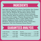 Air-Dried Cat Food, Beef & Salmon Recipe