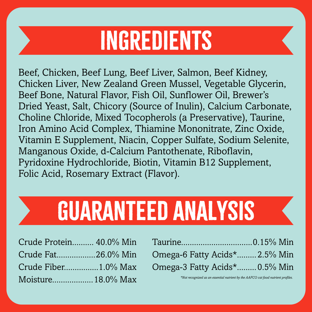 Air‑Dried Cat Food, Beef & Chicken Recipe