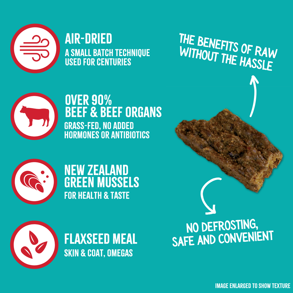 Air-Dried Dog Food, Beef & Beef Organs Recipe