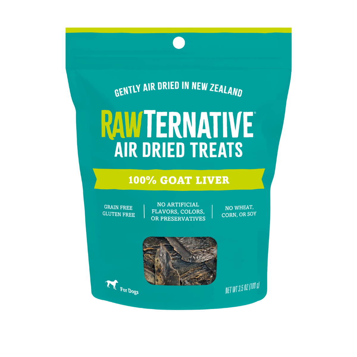 Air-Dried Dog Treats, 100% Goat Liver