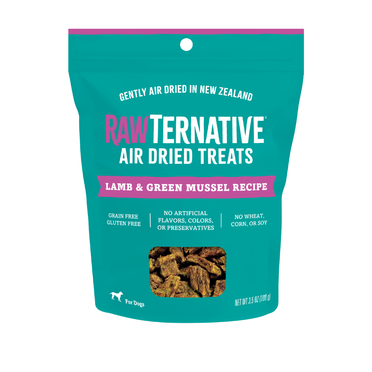 Air-Dried Dog Treats, Lamb & Green Mussel