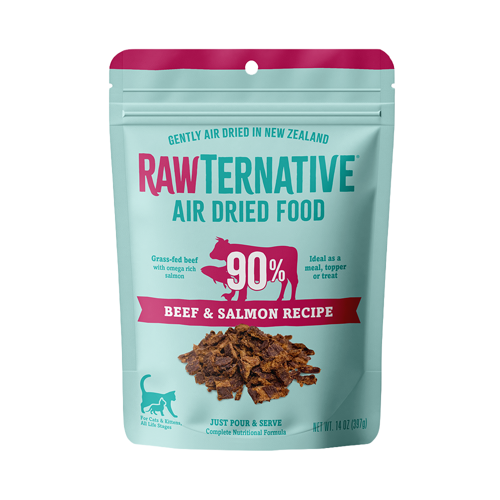 Air-Dried Cat Food, Beef & Salmon Recipe