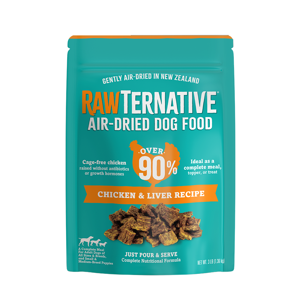 Air-Dried Dog Food, Chicken & Liver Recipe