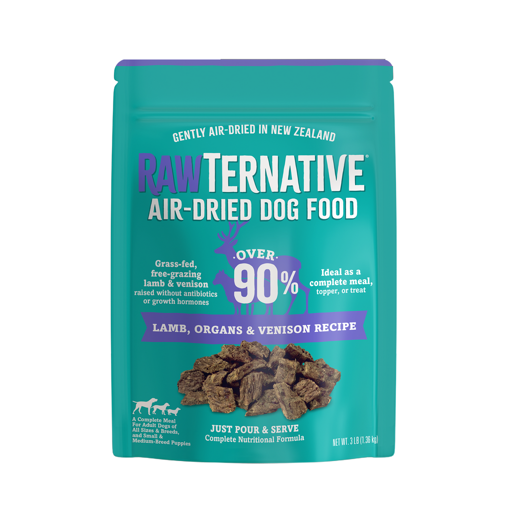 Air-Dried Dog Food, Lamb, Organs & Venison Recipe