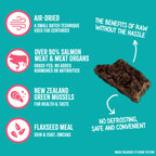 Air-Dried Dog Food, Salmon & Beef Recipe