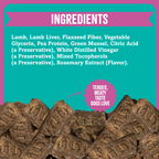 Air-Dried Dog Treats, Lamb & Green Mussel